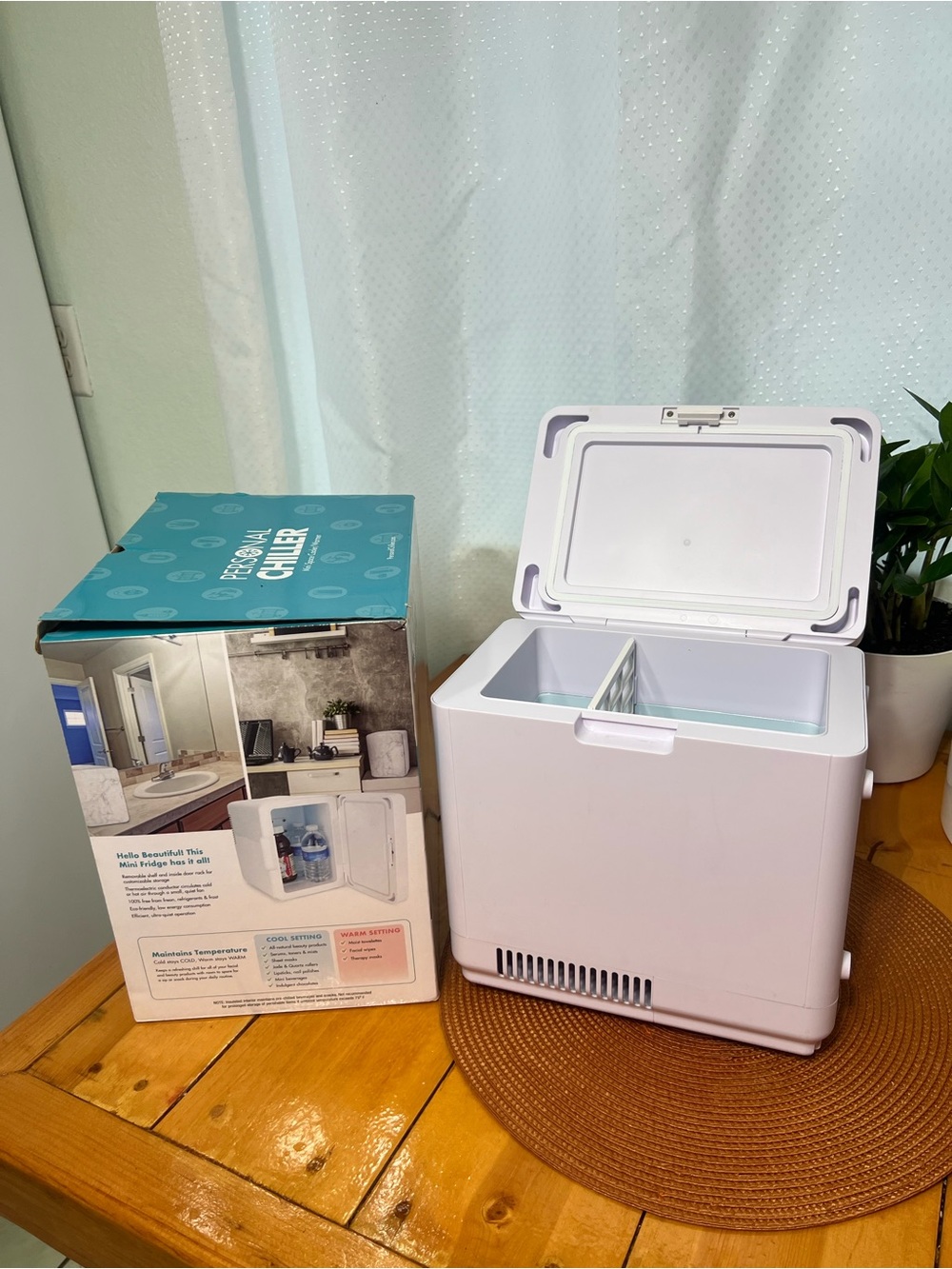 Compact Portable Mini Cooler - White